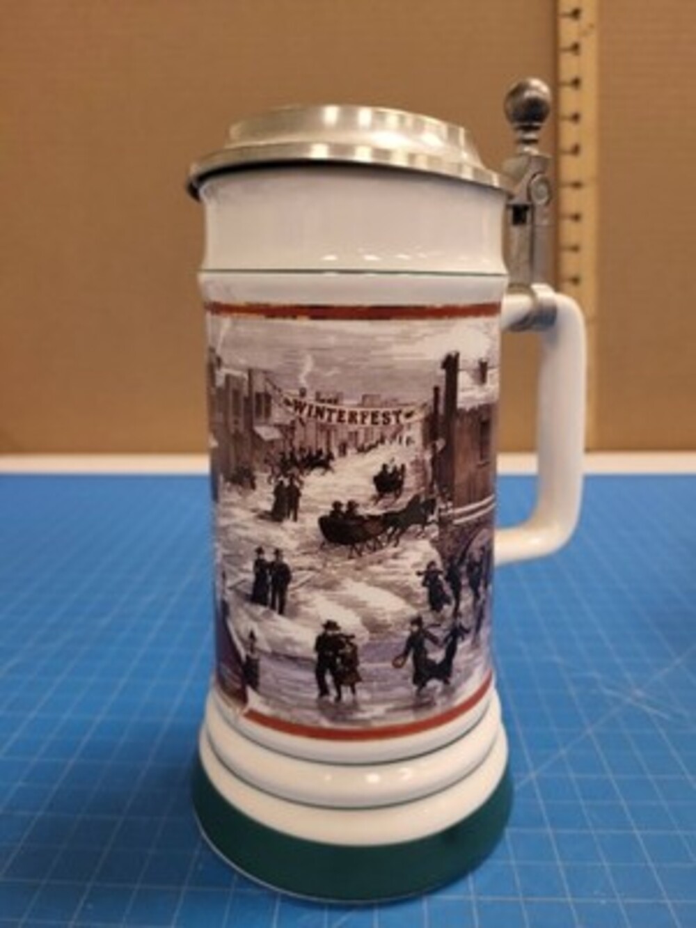 Coors Winterfest Beer Stein 1993 Limited Edition Collectible Barware Mug Stein